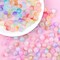 Round Glass Beads for Jewelry Making, 24 Color 8mm Glass Crystal Beads Friendship Bracelets Making Kit for DIY Earrings Necklaces Rings
